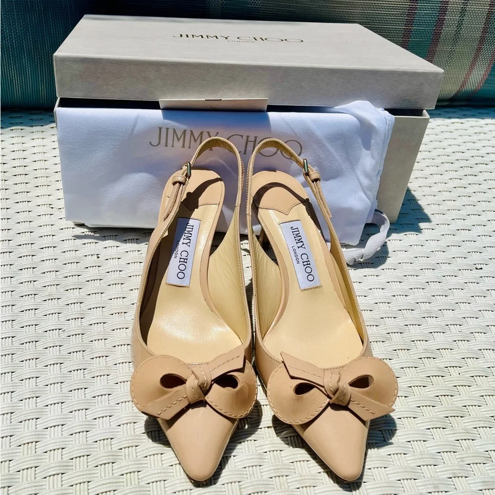 Gucci sling back kitty heels. - Picture 2 of 4